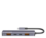 CANYON HUB DS-18 5 w 1 USB-C Szary - 1348472 - zdjęcie 3